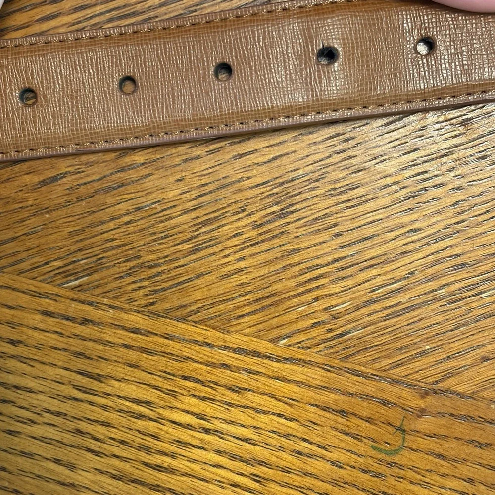Neiman Marcus Brown Leather Belt Sz 38 Work Career Preppy Classic Frat Church